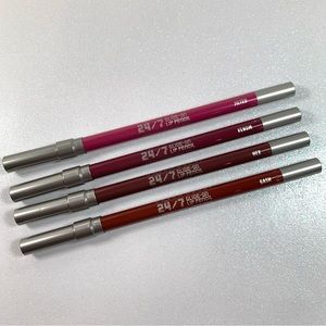 Urban Decay Lip Liner Bundle of 4: Jilted, Venom, Hex, & Gash NWOB